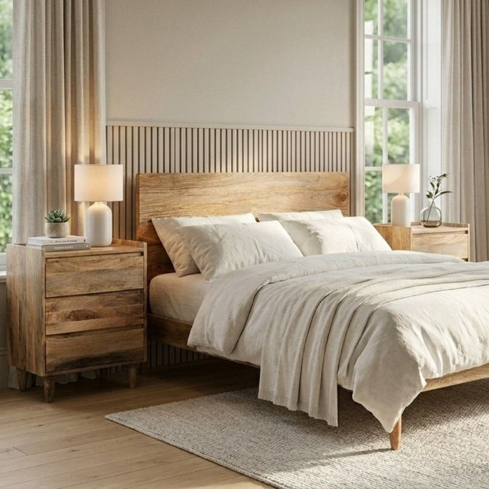 Scandi Mango 50cm Chest of Drawers - In Stock