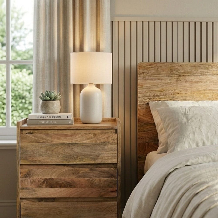 Scandi Mango 50cm Chest of Drawers - In Stock