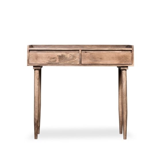 Acre & Artisan Oak Scandi Mango 90Cm 2 Drawer Console Table