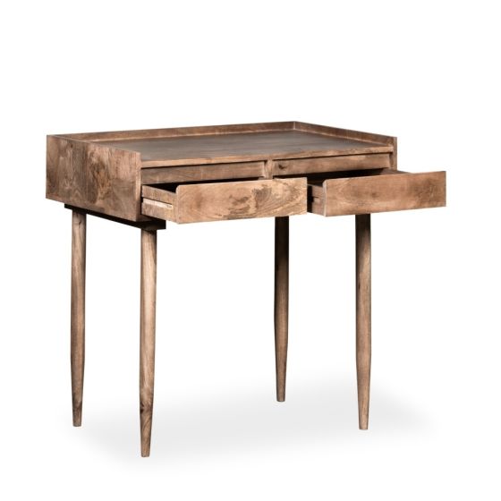 Acre & Artisan Oak Scandi Mango 90Cm 2 Drawer Console Table