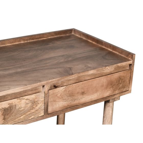 Acre & Artisan Oak Scandi Mango 90Cm 2 Drawer Console Table