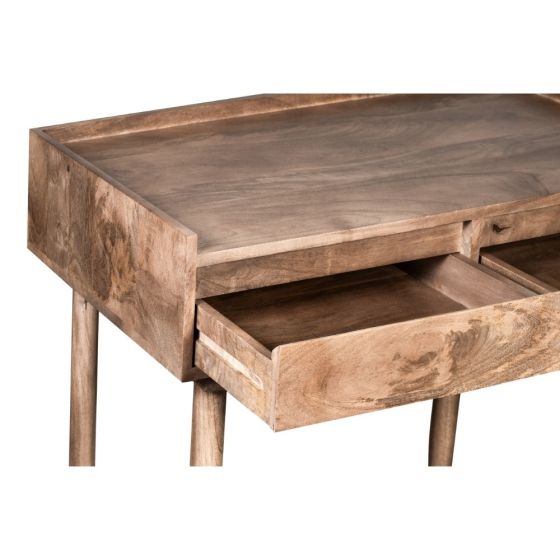 Acre & Artisan Oak Scandi Mango 90Cm 2 Drawer Console Table