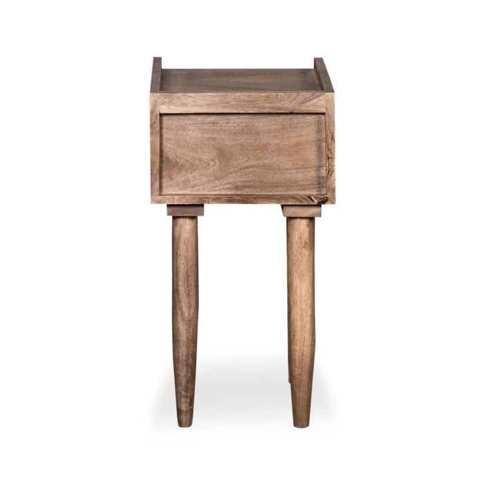 Oak Stain Scandi Mango Lamp Table - In Stock