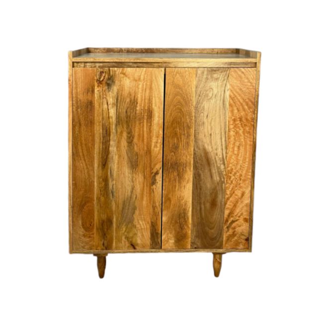 Scandi Mango 78cm Shoe Cupboard - In Stock