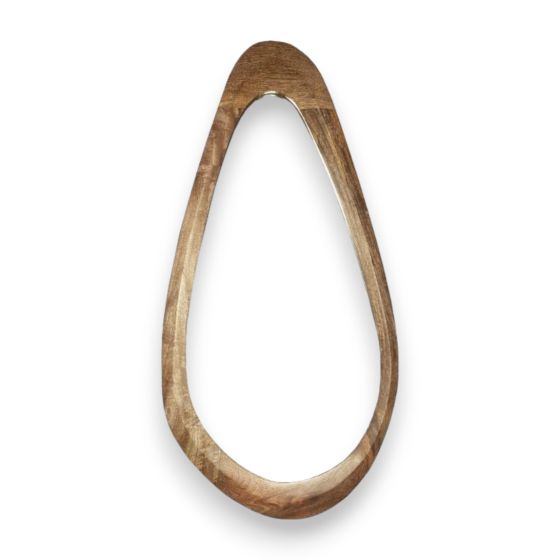 Acre & Artisan Scandi Mango Small Curved Mirror (50cm)