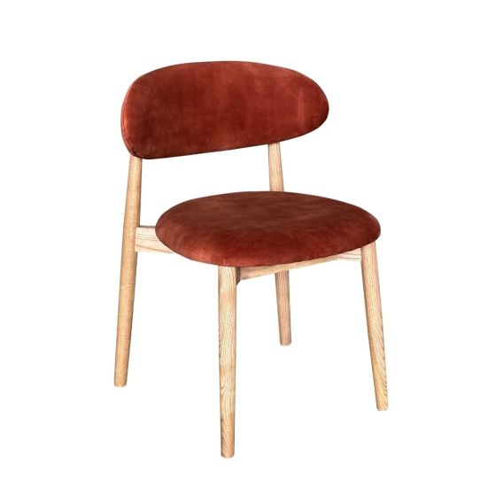 Acre & Artisan Light Solid Wood 220Cm Mango Wood Dining Table 8 Scandi Green Velvet Oak Dining Chair 2