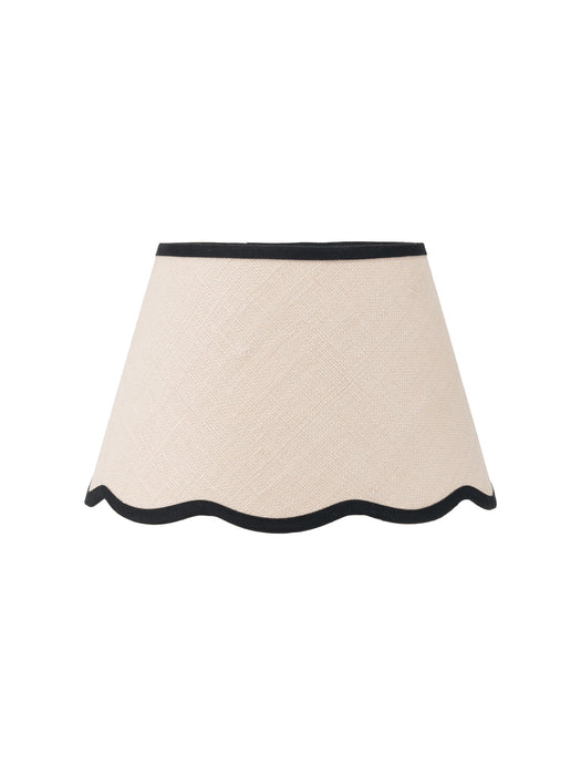 Camilla Cream Jute Scalloped Lamp Shade