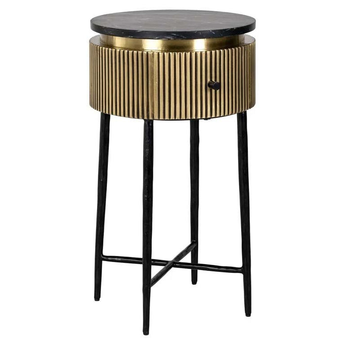 Ironville Gold Side Table