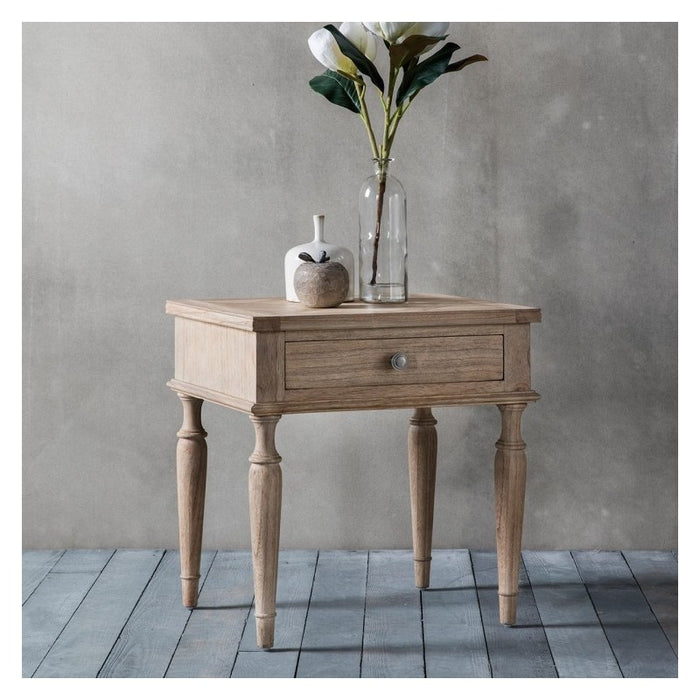 Camille French Style 1 Drawer Side Table