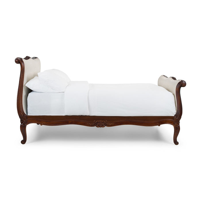 Dominique French Louis Style Upholstered Bed