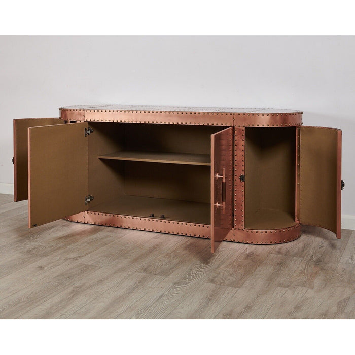 Aviator Sideboard in Vintage Jet Brass