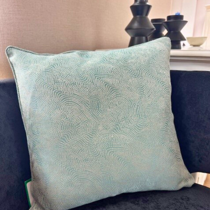 Sierra Eau De Nil Piped Cushion