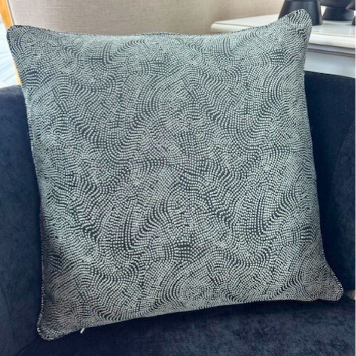 Sierra Ebony Piped Cushions