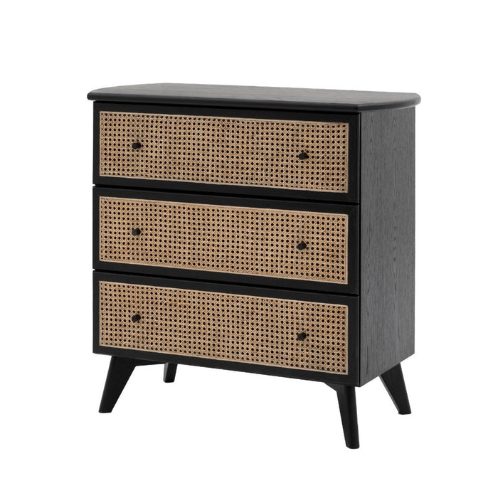 Skylar 3 Drawer Rattan Chest
