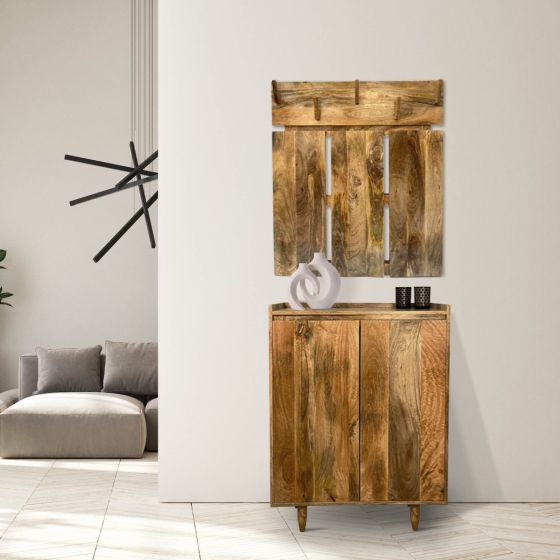 Acre & Artisan Scandi Mango Coat Hooks (78cm)
