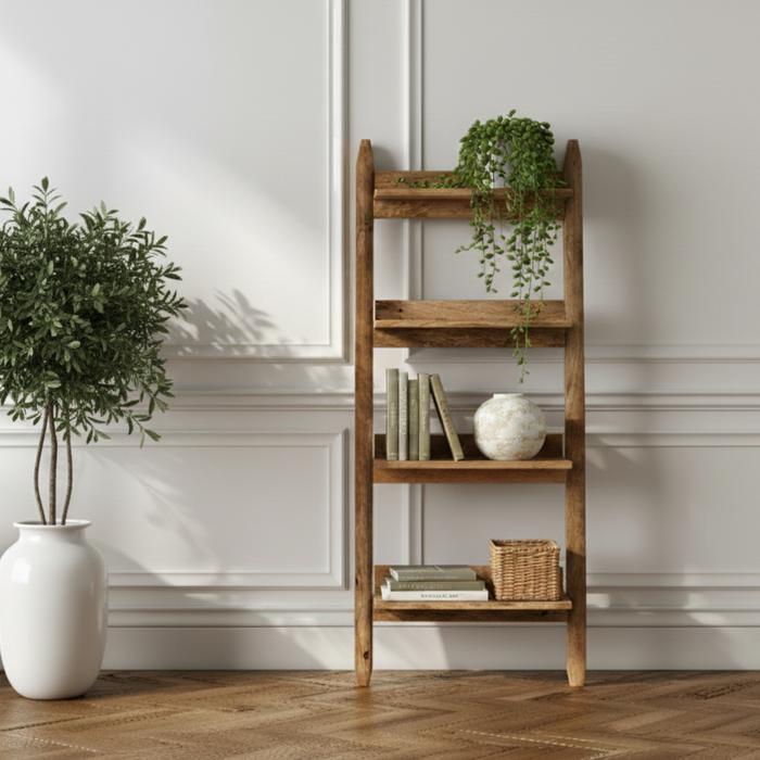 Scandi Mango 50cm Ladder Wall Unit - In Stock