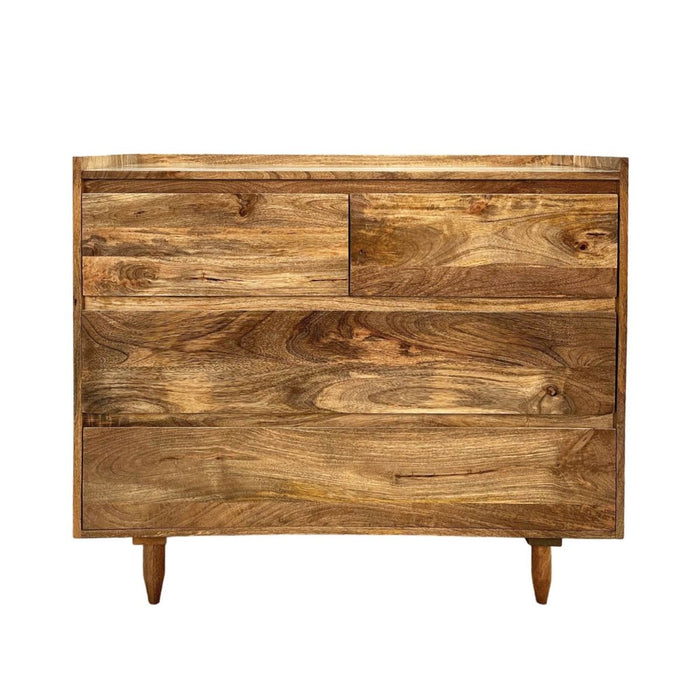 Scandi Mango 100cm 4 Drawer Chest - In Stock