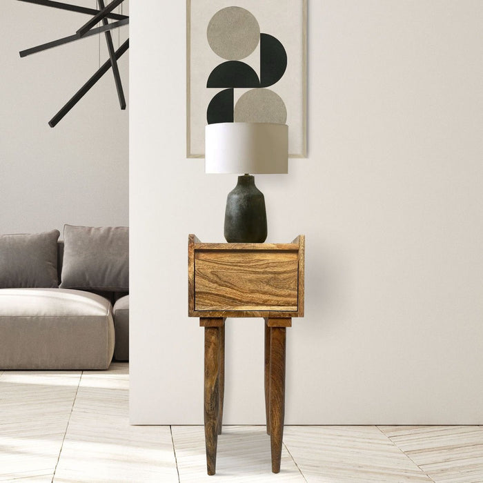 Scandi Mango Lamp Table - In Stock