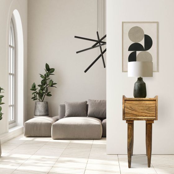 Acre & Artisan Scandi Mango Lamp Table