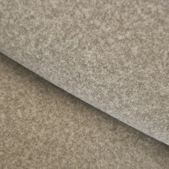 Halston Bar Stool | Soft Barley Sustainable Mohair Velvet & Walnut
