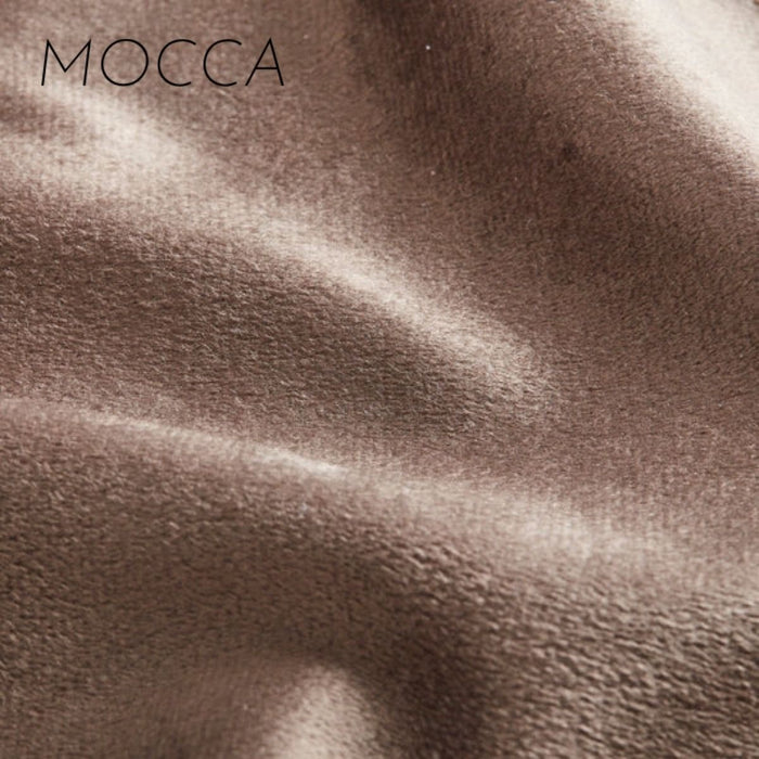 Soft Plush Velvet Bed Fabric Sample 9 Colours