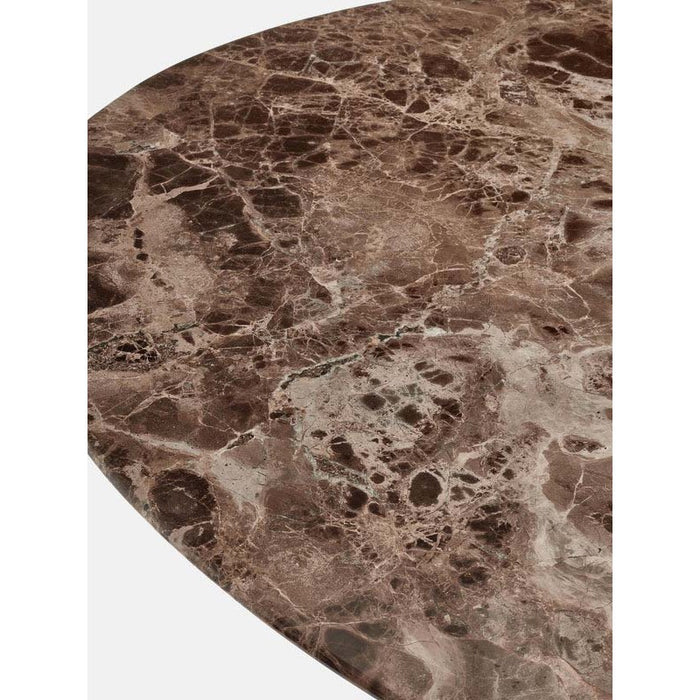 Ellipse Oval Dining Table with Marble Top