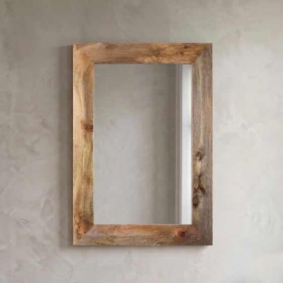 Acre & Artisan Light Solid Wood Medium Mirror 304 (60cm)