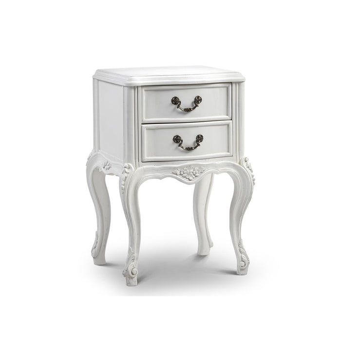 Sophia French 2 Drawer Bedside Table