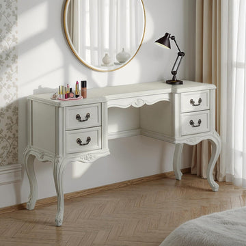 Sophia French Dressing Table with Stool