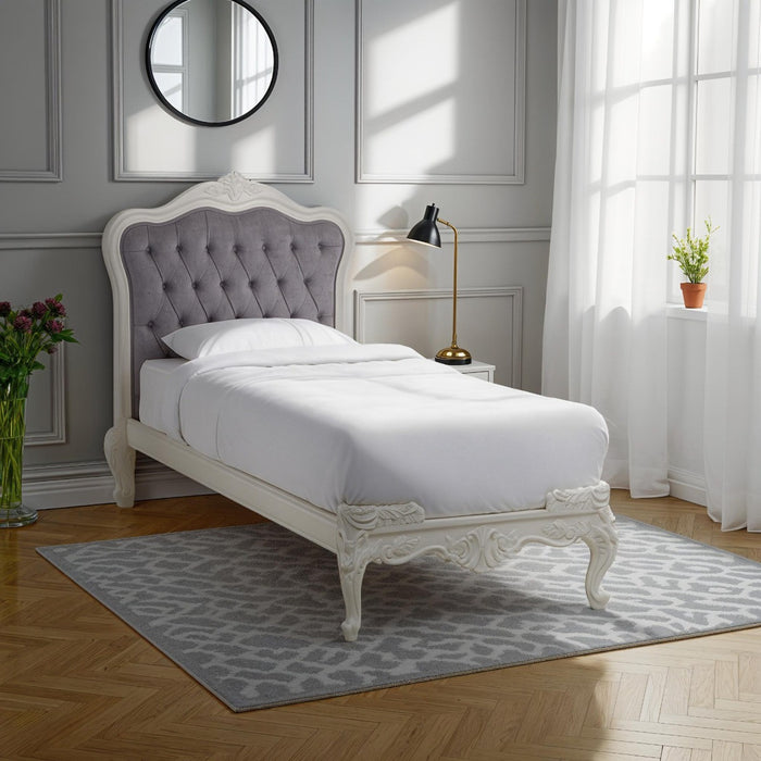 Sophia Upholstered French Single Bed