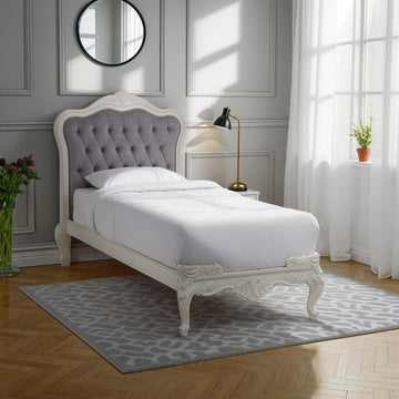 Sophia Upholstered French Single Bed