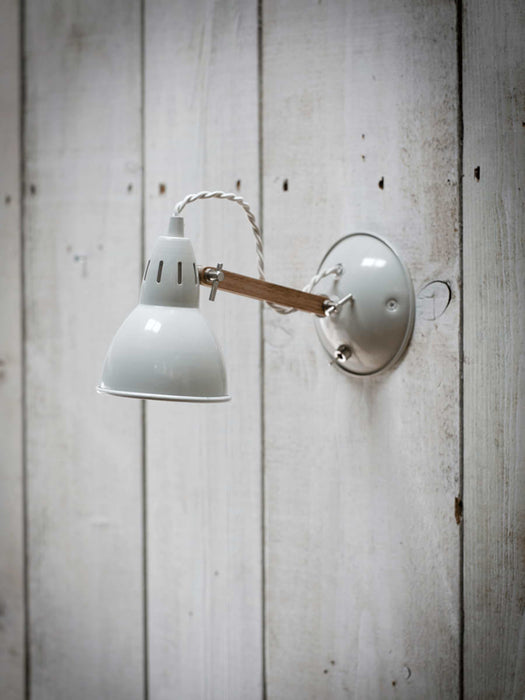 Wood & Metal Wall Light