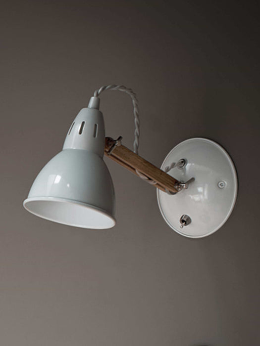 Wood & Metal Wall Light