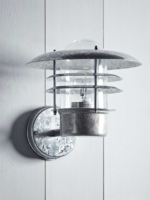 Tiered Wall Light - Galvanised