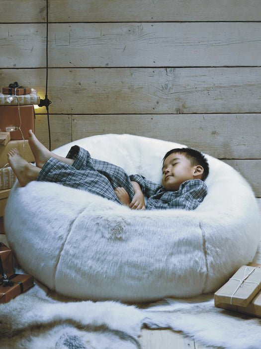 Supersoft Faux Fur Beanbag - Polar Bear