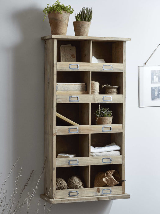 Tall Wooden Box Unit