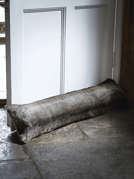 Supersoft Faux Fur Draught Excluder - Wolf