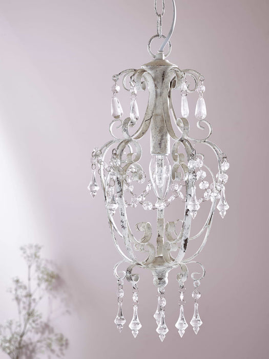 Small Juliet Chandelier - Antique White