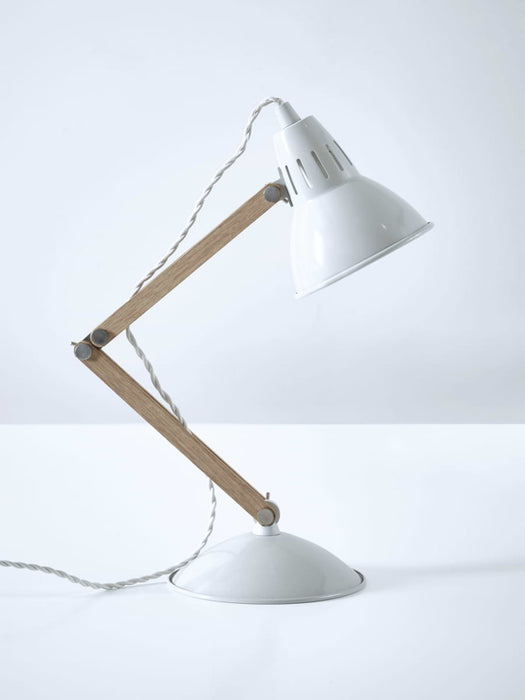 Wood & Metal Desk Lamp