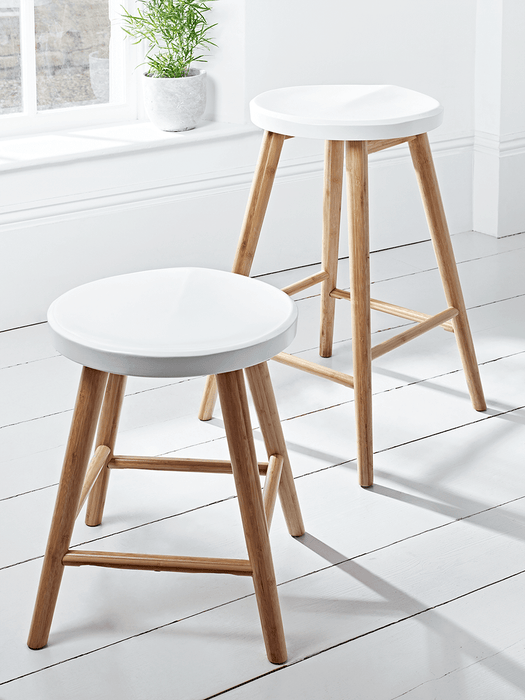 Aalto Bar Stool - White