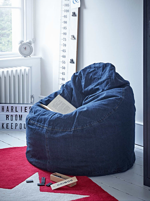 Denim Bean Chair