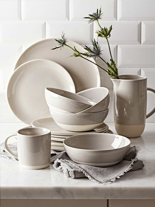 Dip Glaze Pitcher - Grey