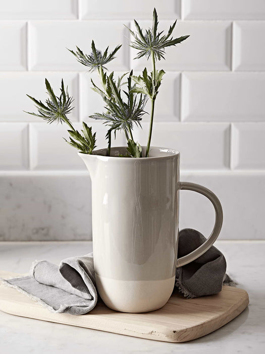 Dip Glaze Pitcher - Grey