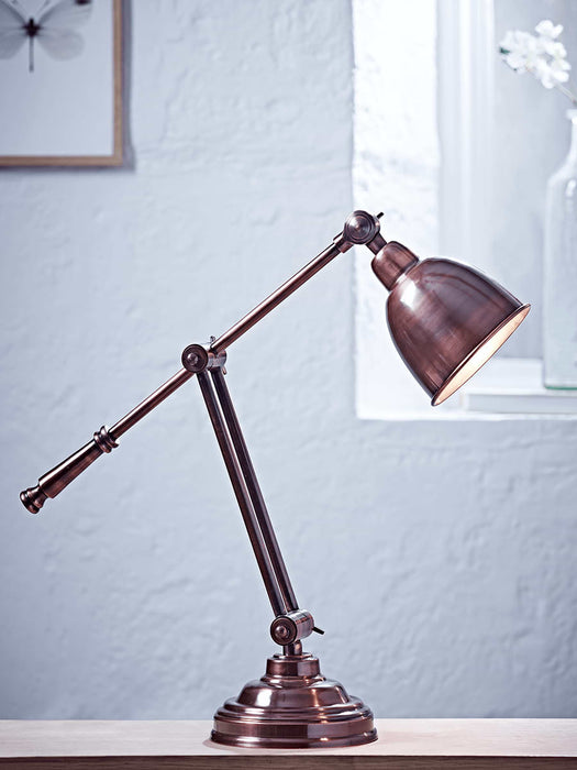 Ankur Desk Lamp - Antique Copper