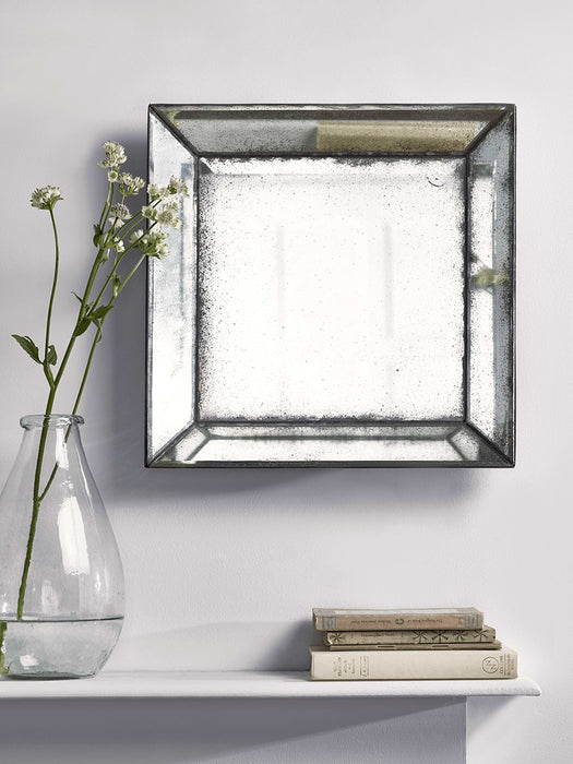 Antiqued Square Mirror