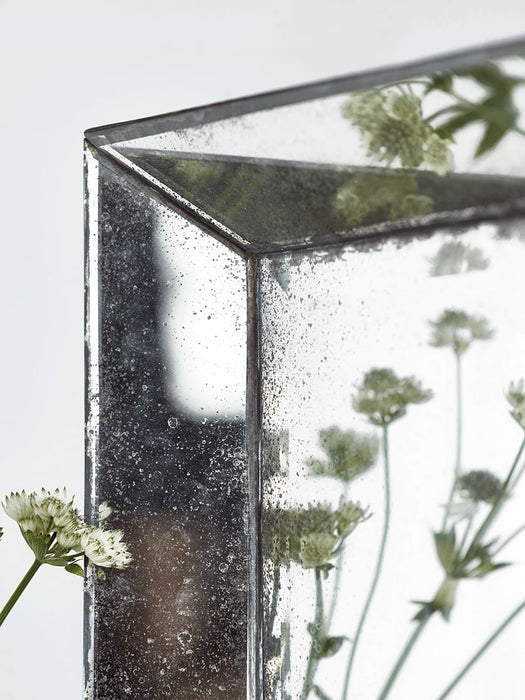Antiqued Square Mirror