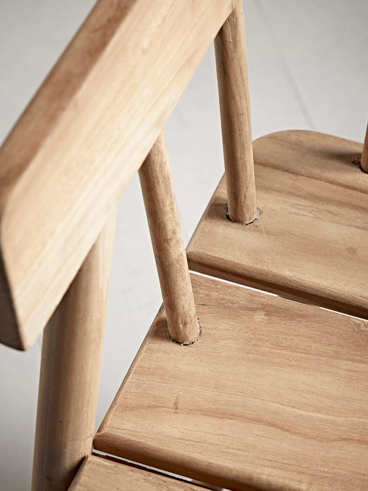 Handcrafted Teak Bench - Natural