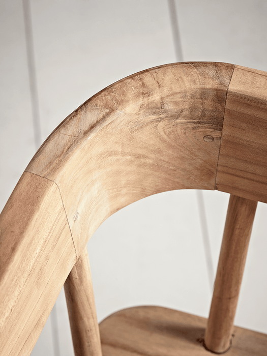 Handcrafted Teak Bench - Natural