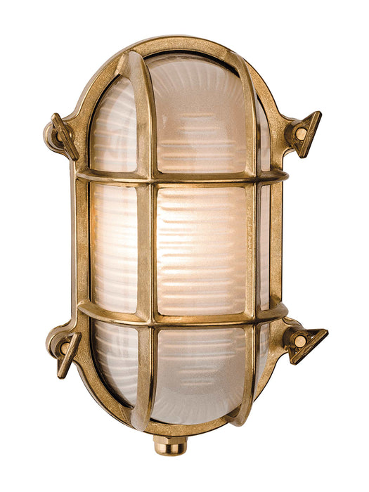 Brass Oval Bunker Light
