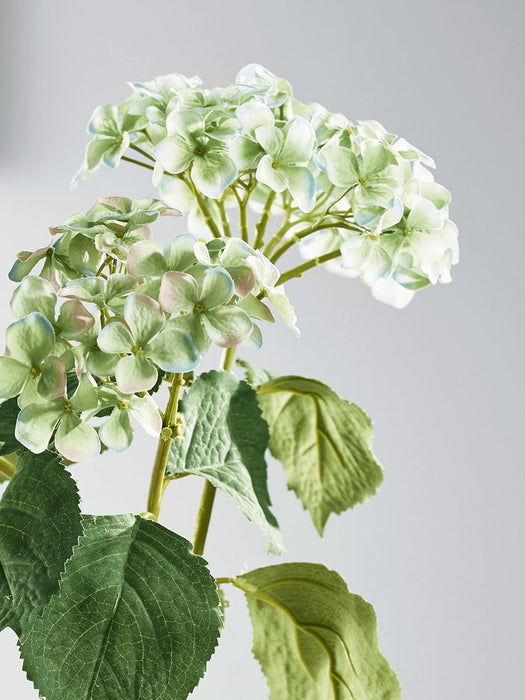 Concrete Potted Faux Hydrangea